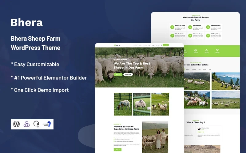 Bhera Sheep Farm Responsive Wordpress Theme 1.0.0