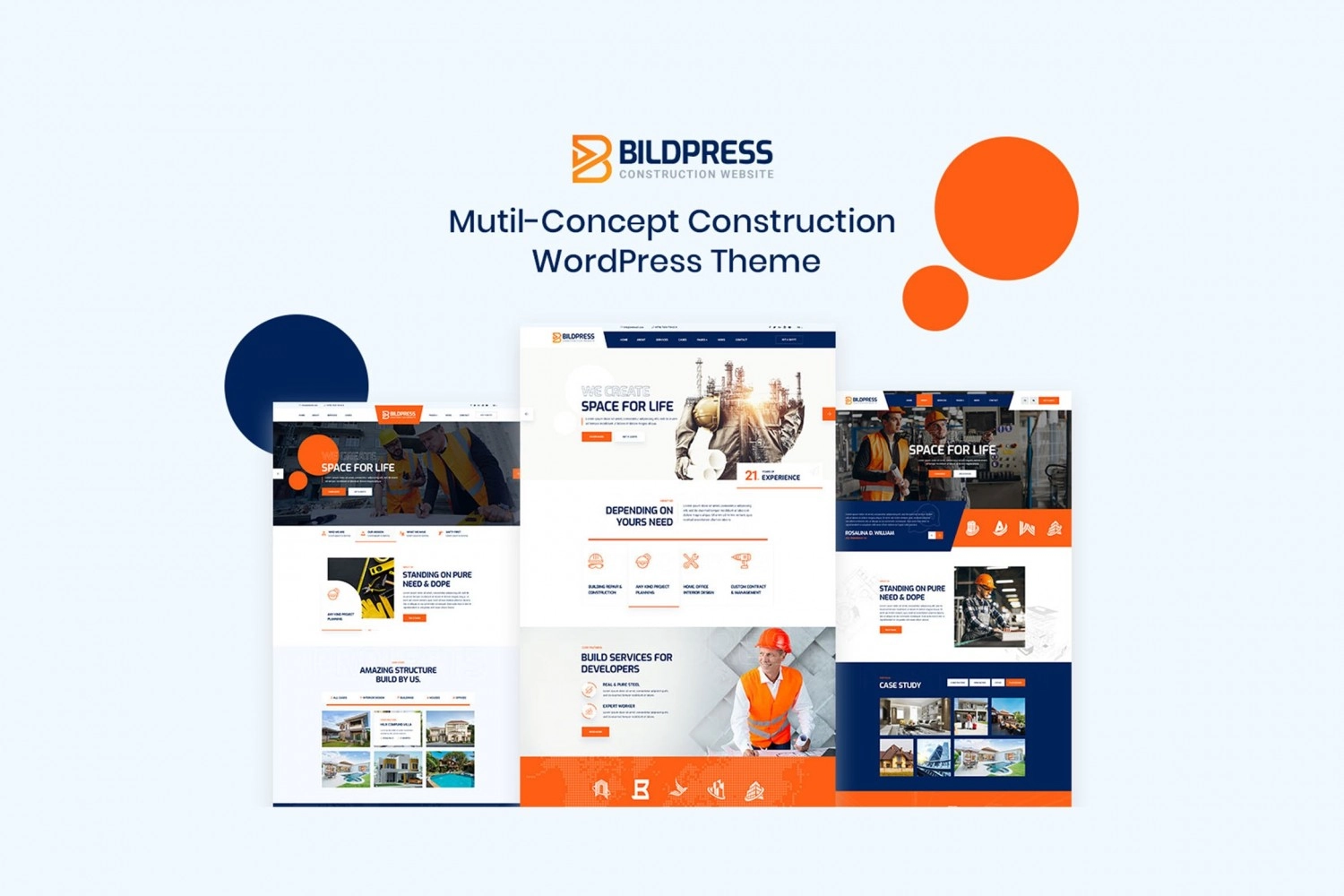 Bildpress Construction Wordpress Theme + Rtl 1.3.0