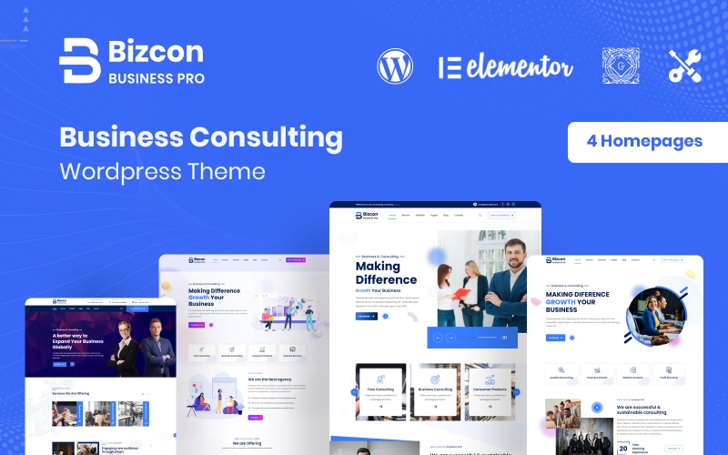 Bizcon Business Consulting Wordpress Theme 1.2