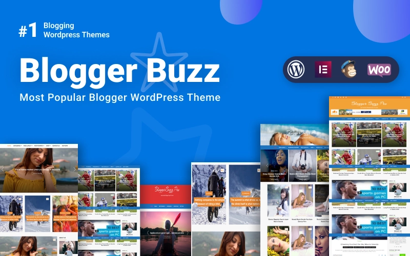 Blogger Buzz Free Magazine And Wordpress Template Wordpress Theme 1.0.0