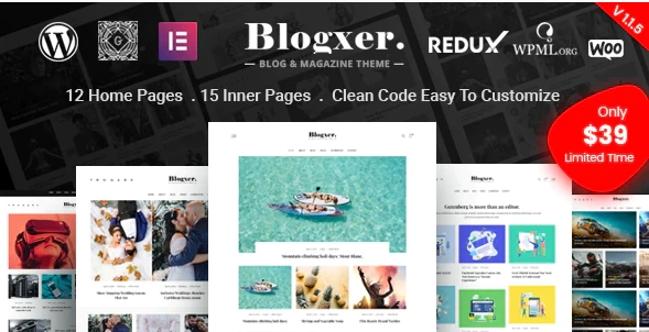 Bloxer Blog & Magazine Wordpress Theme 1.1.7
