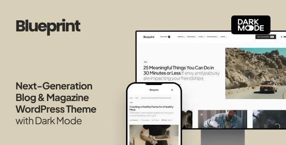 Blueprint Next Generation Blog & Magazine Theme 1.0.7