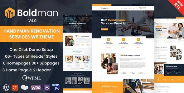 Boldman Handyman Renovation Services Wordpress Theme 5.6