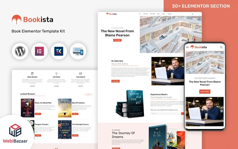 Bookista Writer & Publishing Company Wordpress Theme 1.0