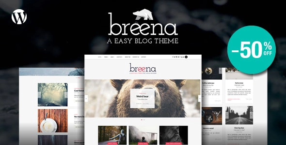 Breena A Responsive Wordpress Blog Theme 1.3