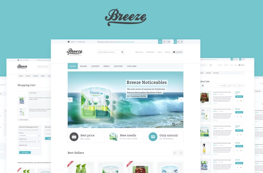 Breeze — Responsive Woocommerce Theme 1.0.1