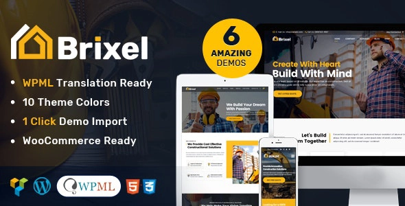 Brixel Building Construction Wordpress Theme 2.1.0