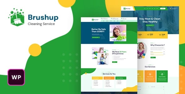 Brushup Cleaning Service Company Wordpress Theme 1.0