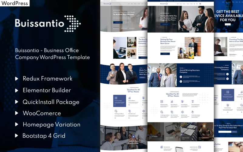 Buissantio Business & Corporate Wordpress Theme 1.0.0