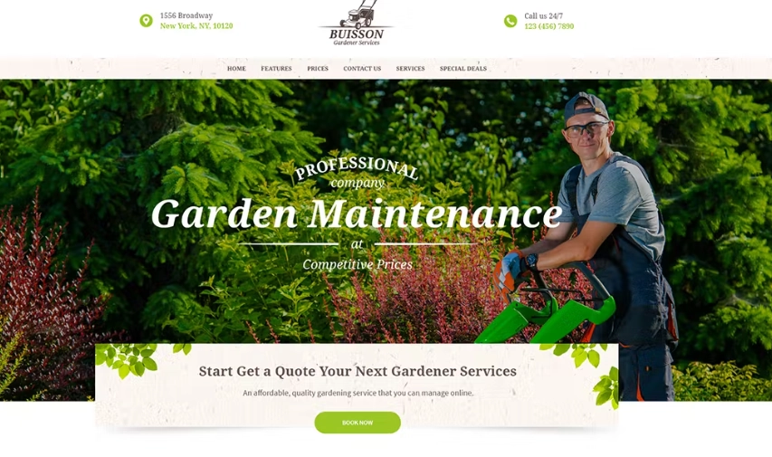 Buisson Gardening Wordpress Theme 1.1.3