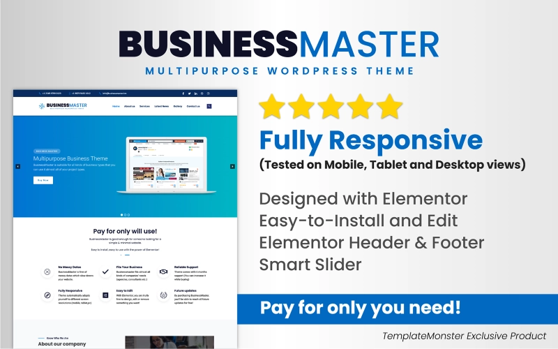 Business Master Multipurpose Business Wordpress Theme Wordpress Theme 1.0.0