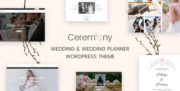 Ceremony Wedding Planner Wordpress Theme 1.4