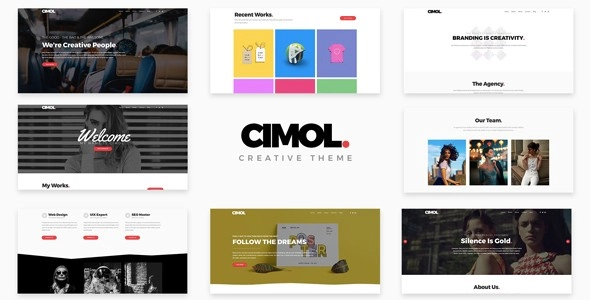 Cimol Responsive One & Multi Page Portfolio Theme 1.2.5