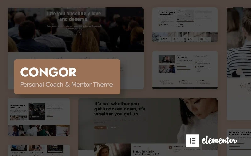 Congor Personal Coach & Mentor Wordpress Theme 1