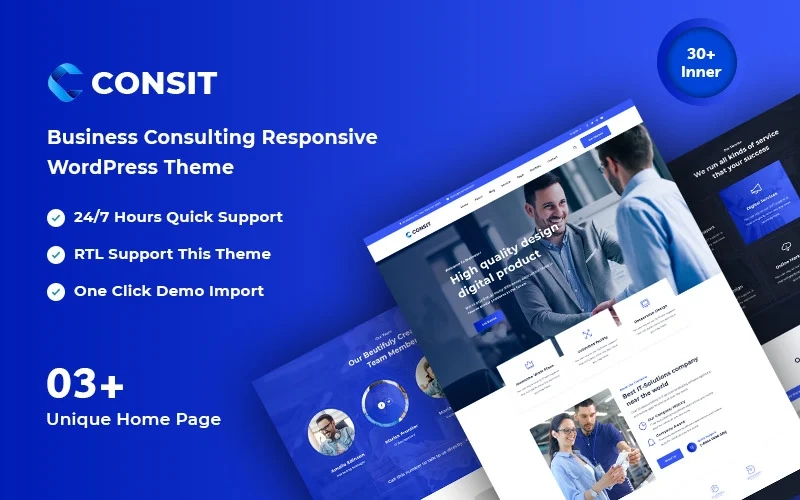 Consit Business Consulting Responsive Wordpress Theme 1.0.0