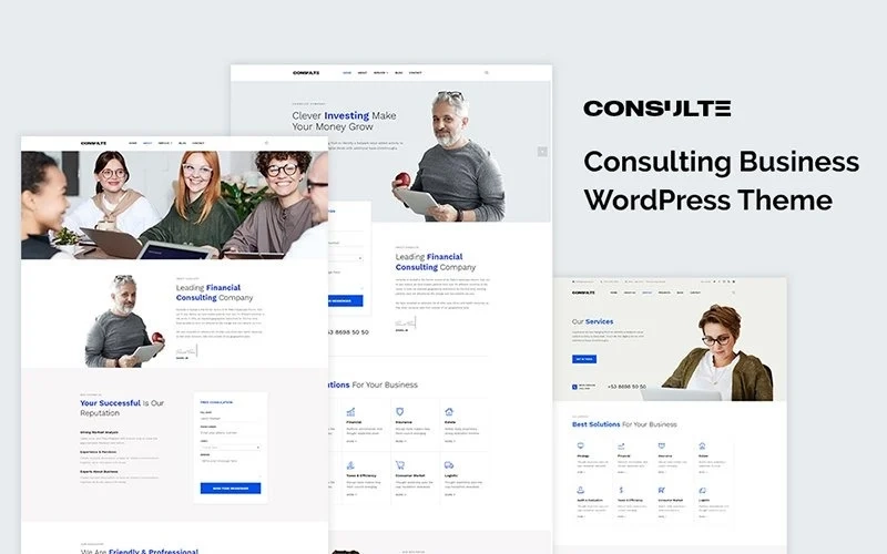 Consulte Consulting Business Free Wordpress Theme 1.0.2