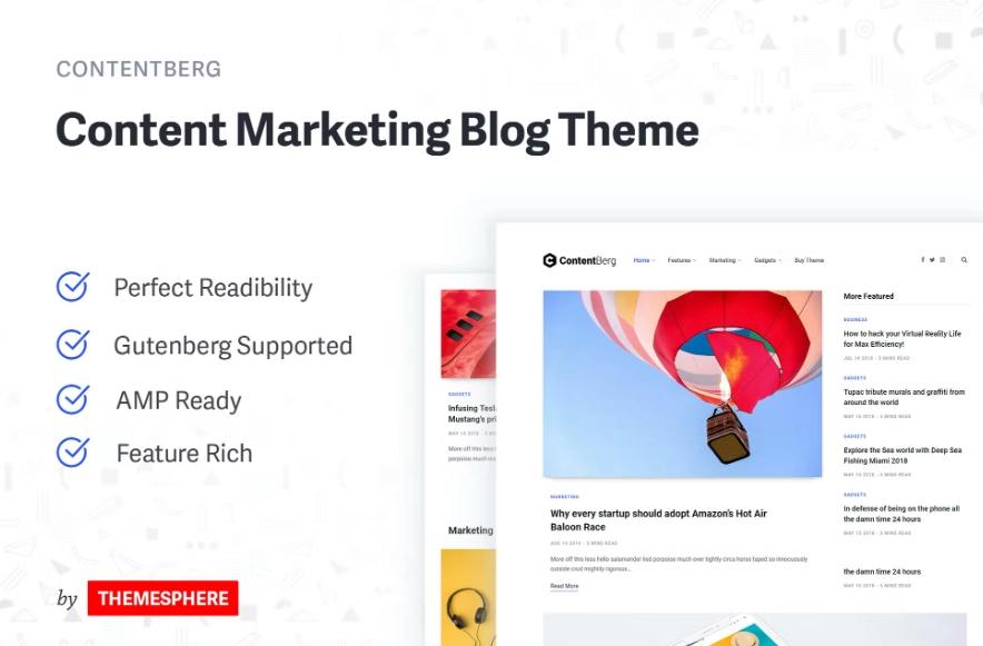 Contentberg Blog Content Marketing Blog Theme 2.2.0