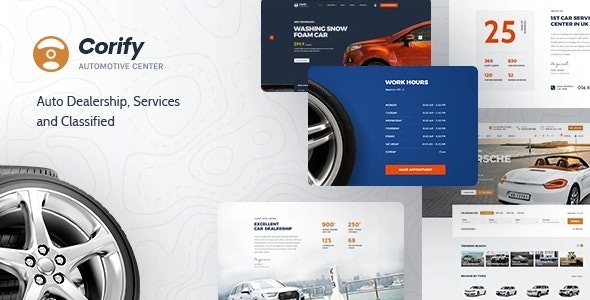 Corify Wordpress Car Listings & Dealership Theme 1.0.10