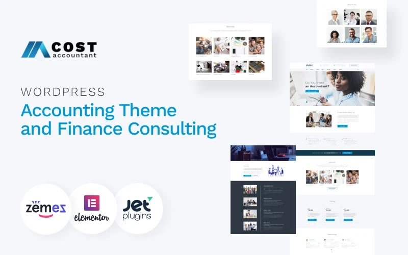 Cost Accountant Wordpress Accounting Theme And Finance Consulting Wordpress Theme 1.0.1