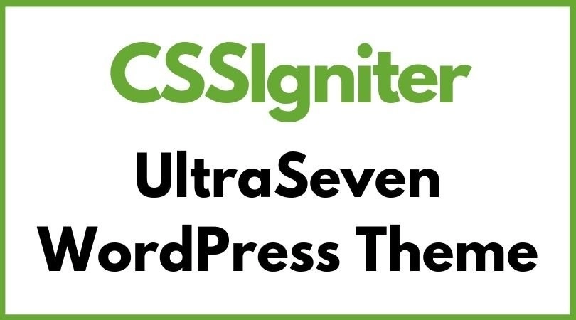 Cssigniter Ultraseven Wordpress Theme 2.9.4