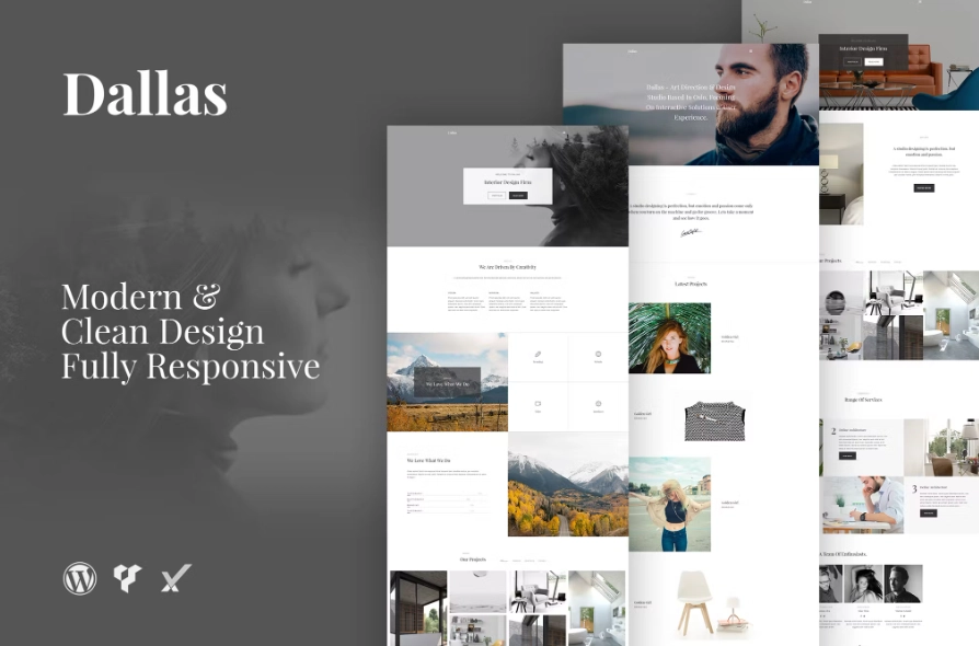 Dallas Minimal Portfolio Business Wordpress Theme 1.4.2