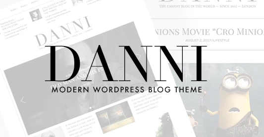 Danni — Minimalist Wordpress Blog Theme 1.0.2