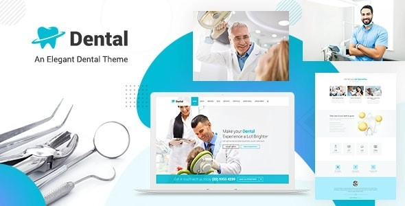 Dental Clinic Dentist Wordpress Theme 3.2