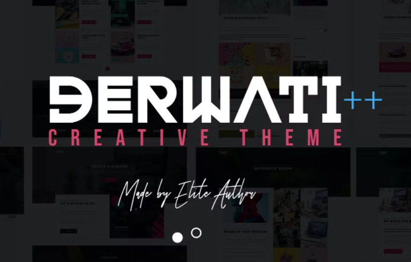 Derwati Trendy & Creative Portfolio Theme 1.3