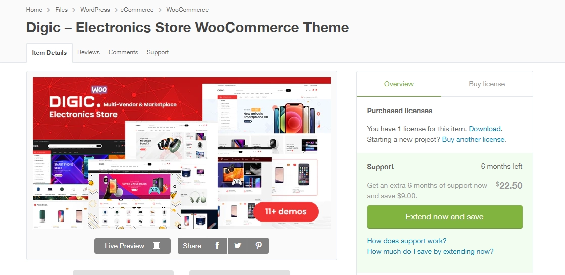 Digic – Electronics Store Woocommerce Theme 1.1.0