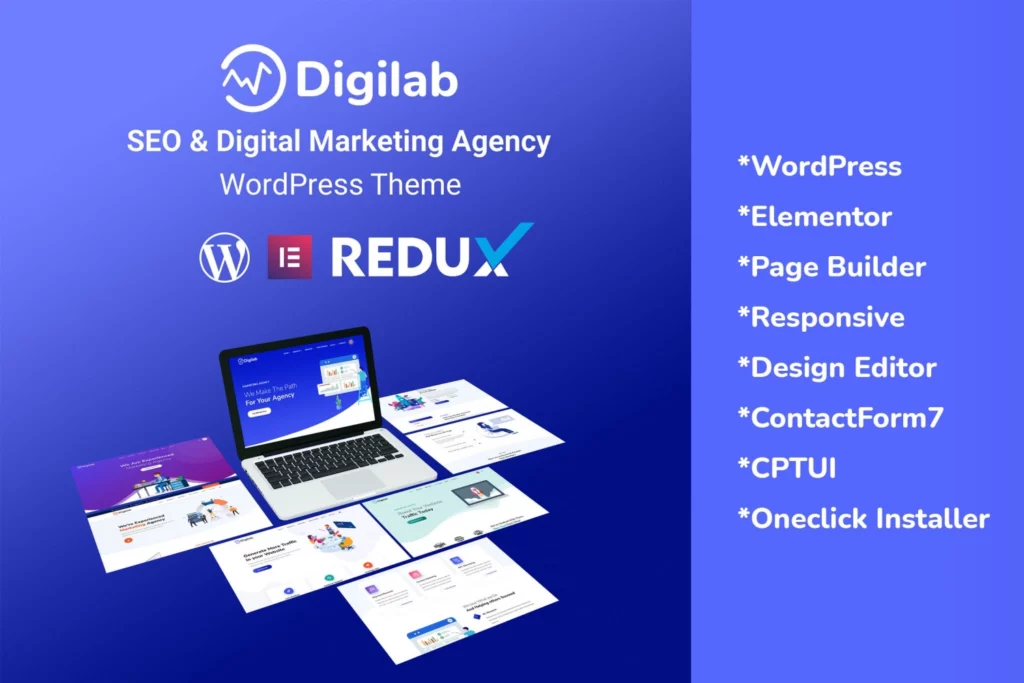 Digilab – Digital Marketing Agency WordPress Theme 1.0.0