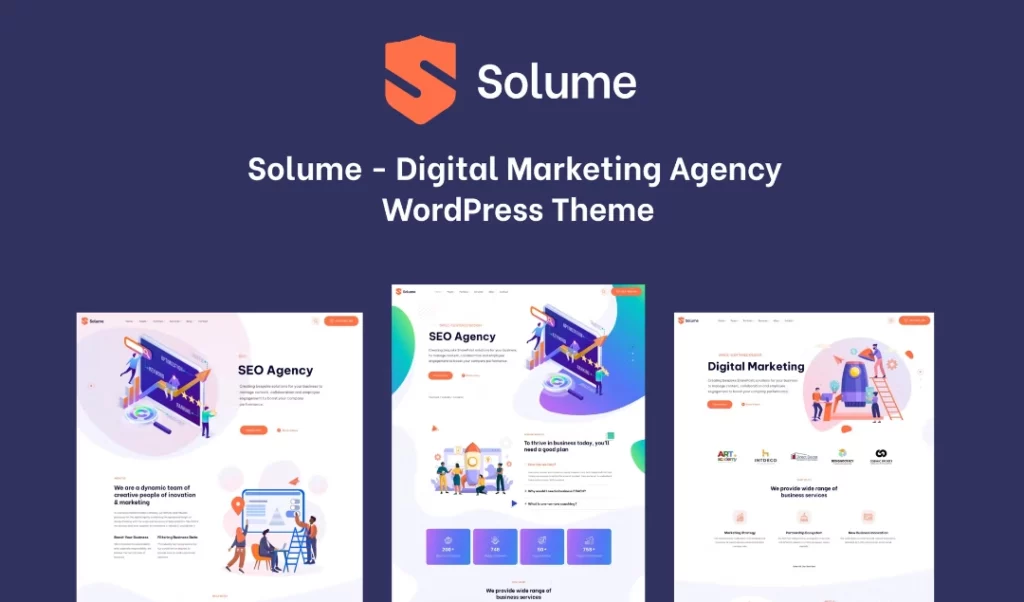 Digital Marketing WordPress Theme – Solume 1.0.0