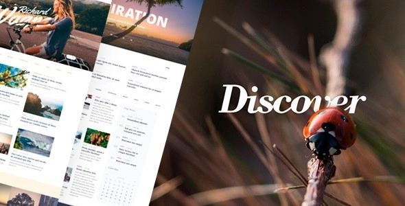 Discover Travel & Lifestyle Multiconcept Blog Theme 1.0.0