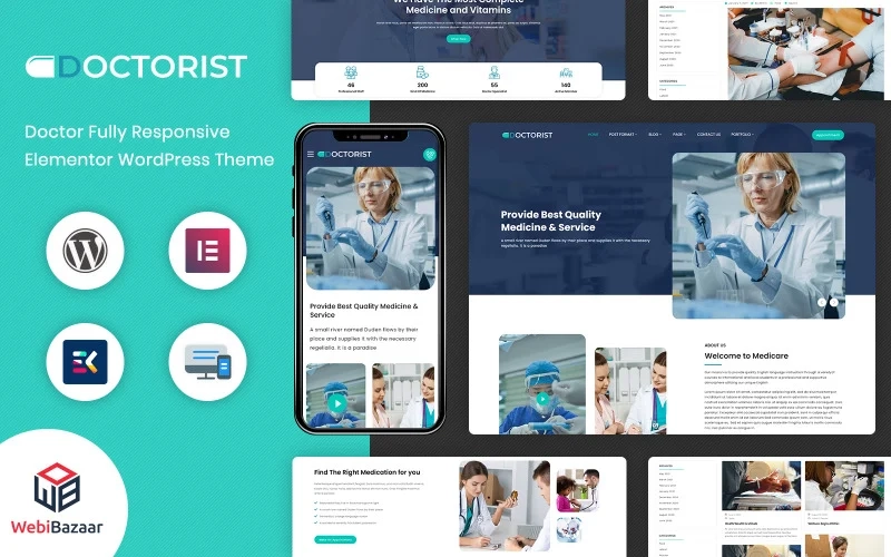 Doctorist Multipurpose Doctor Medical Wordpress Theme 1.0