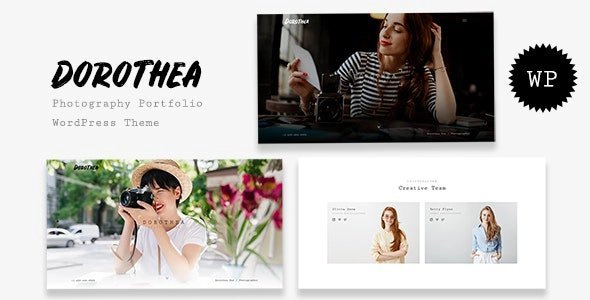 Dorothea Photography Portfolio Wordpress Theme 1.0