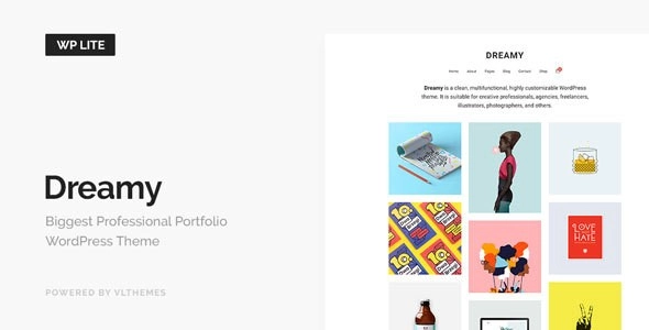 Dreamy Biggest Portfolio Wordpress Theme 1.1