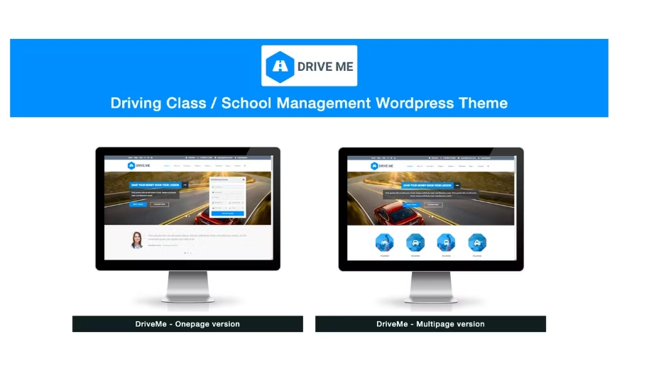 Driveme Driving School Wordpress Theme 1.5.2.1