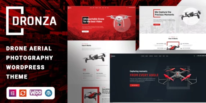 Dronza – Drone Aerial Photography Wordpress Theme 1.4