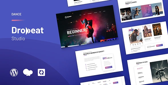 Dropbeat Creative Dance Studio Wordpress Theme 1.0