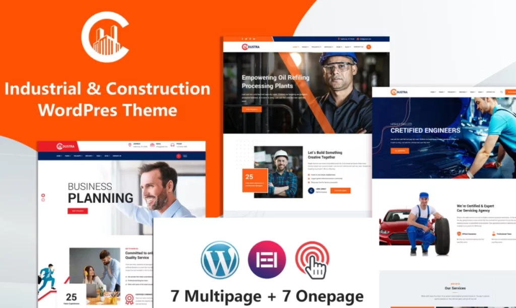 Dustra – Industrial & Construction WordPress Theme 1.5.3
