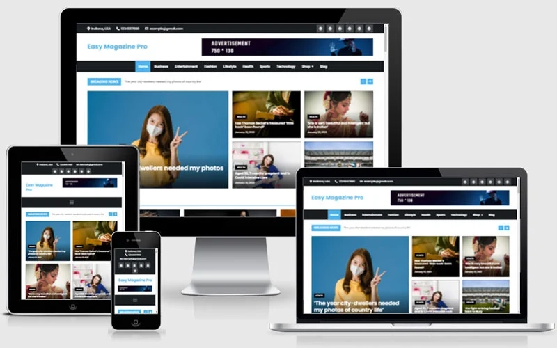 Easy Magazine Pro Unique And Modern Magazine Theme Wordpress Theme 1.9