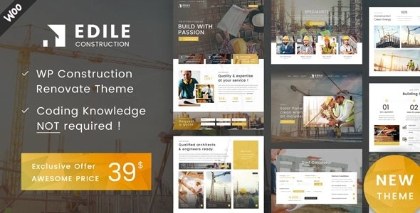 Edile Construction Wordpress 1.7