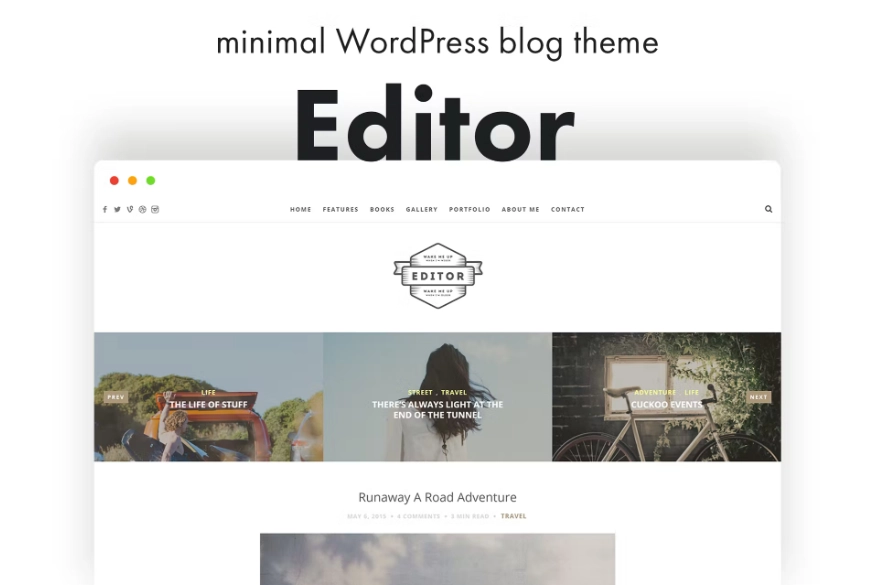 Editor Blog A Wordpress Blog Theme For Bloggers 1.6.1