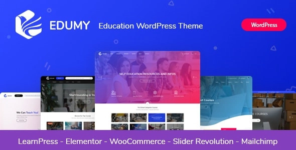 Edumy Lms Online Education Course Wordpress Theme 1.2.15