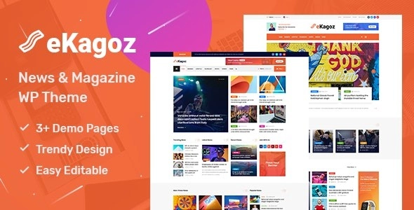 Ekagoz News Magazine Wordpress Theme 1.0