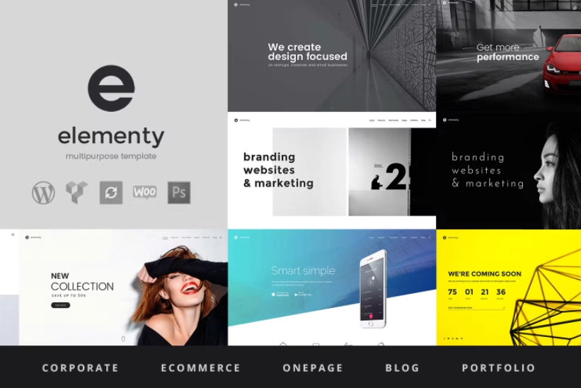 Elementy Multipurpose Wordpress Theme 1.10