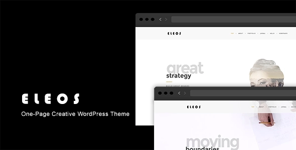 Eleos One Page Creative Wordpress Theme 1.3.3