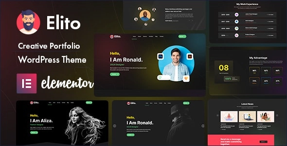 Elito Creative Portfolio Wordpress Theme 1.0.2