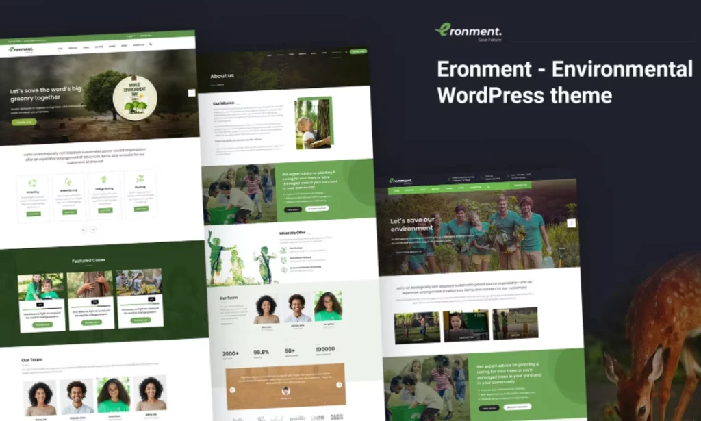 Eronment – Environmental WordPress theme 1.4
