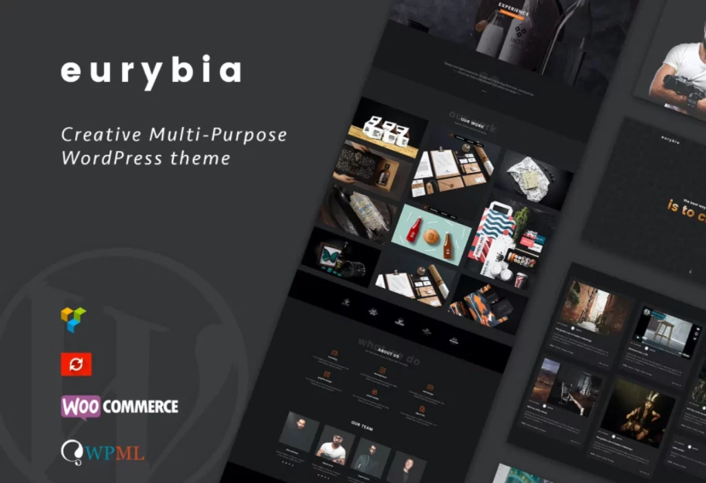 Eurybia – Creative WordPress Portfolio Theme 1.0