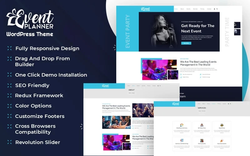 Event Planner And Organizer Wordpress Theme 1.0.0